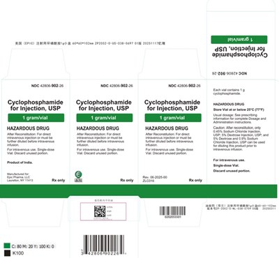 Cyclophophamide-1g/vial (Vial Carton Label 1g)